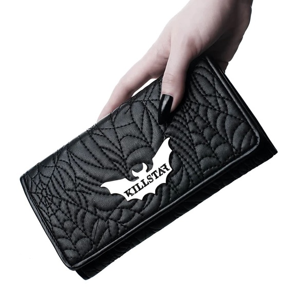 Killstar Handbags - KILLSTAR WEBUTANT WALLET